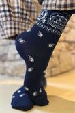 Bandana Socks Navy